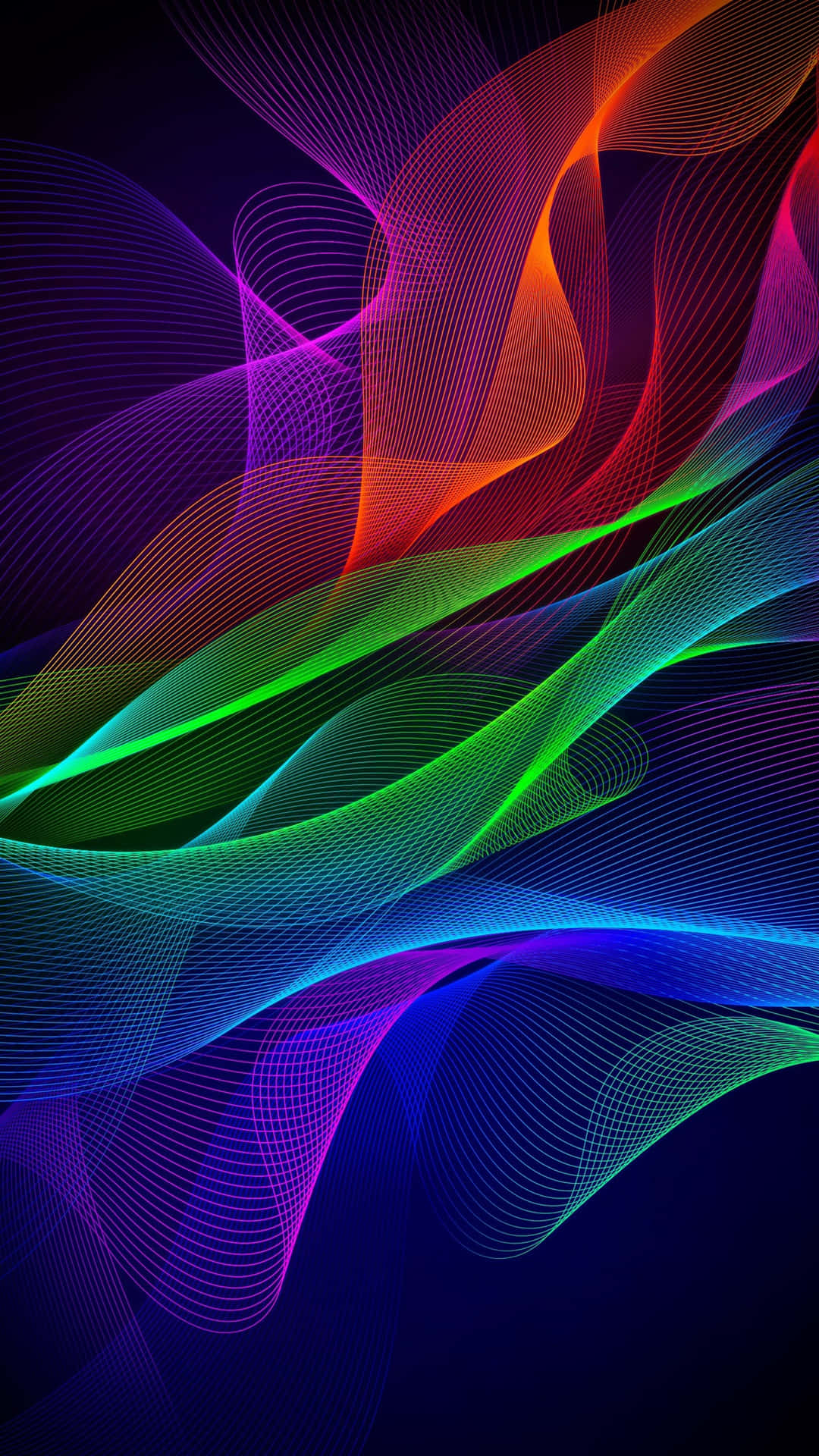 Abstract Razer Colorful 4k Phone