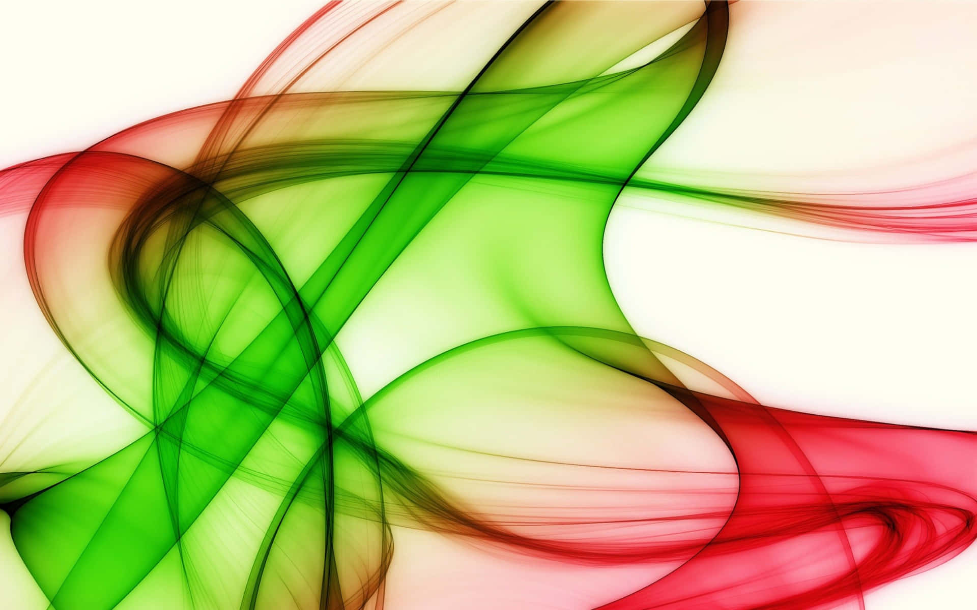 Abstract Red And Green Smoke Background