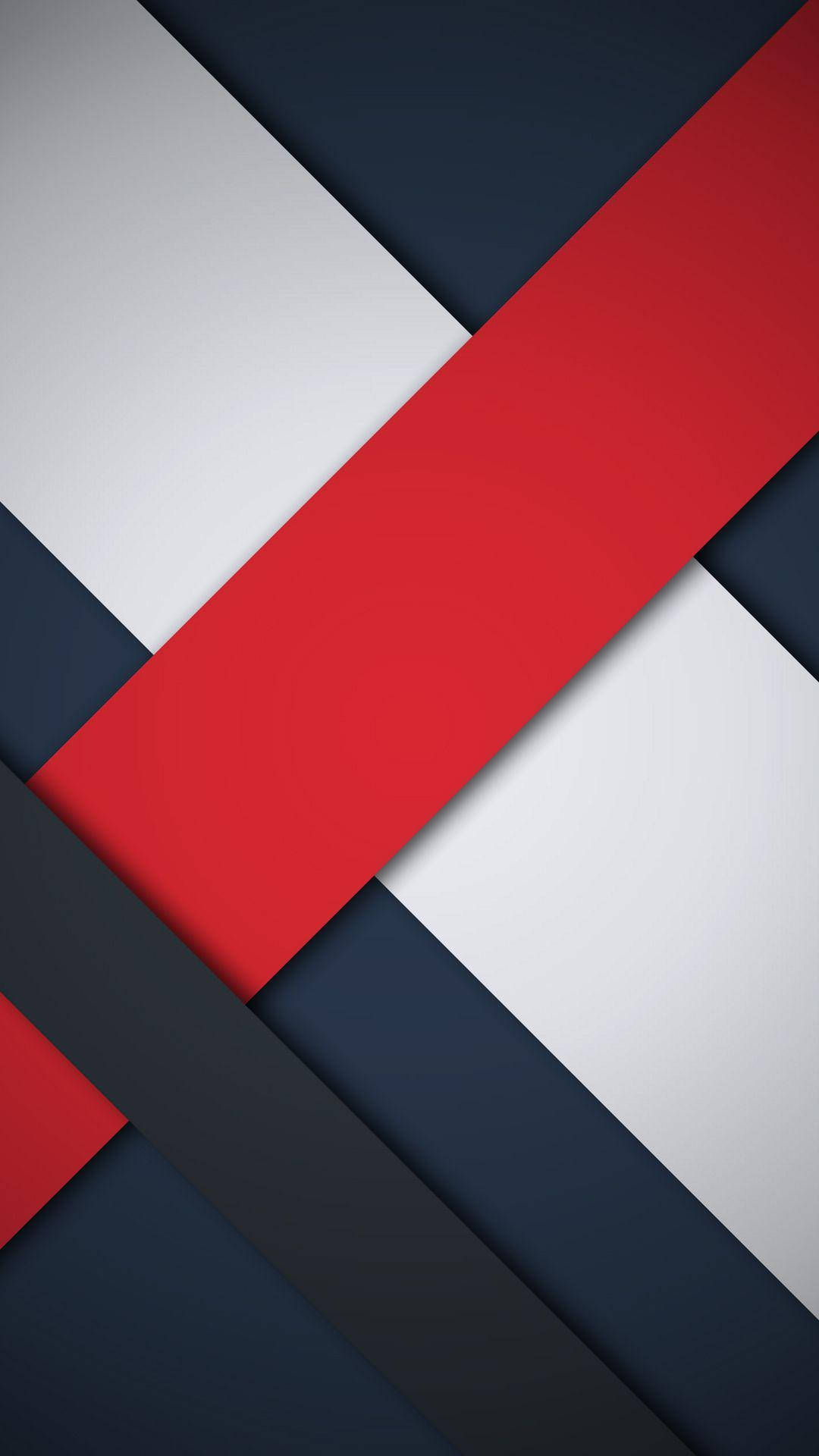 Abstract Red, White, And Blue Material Background