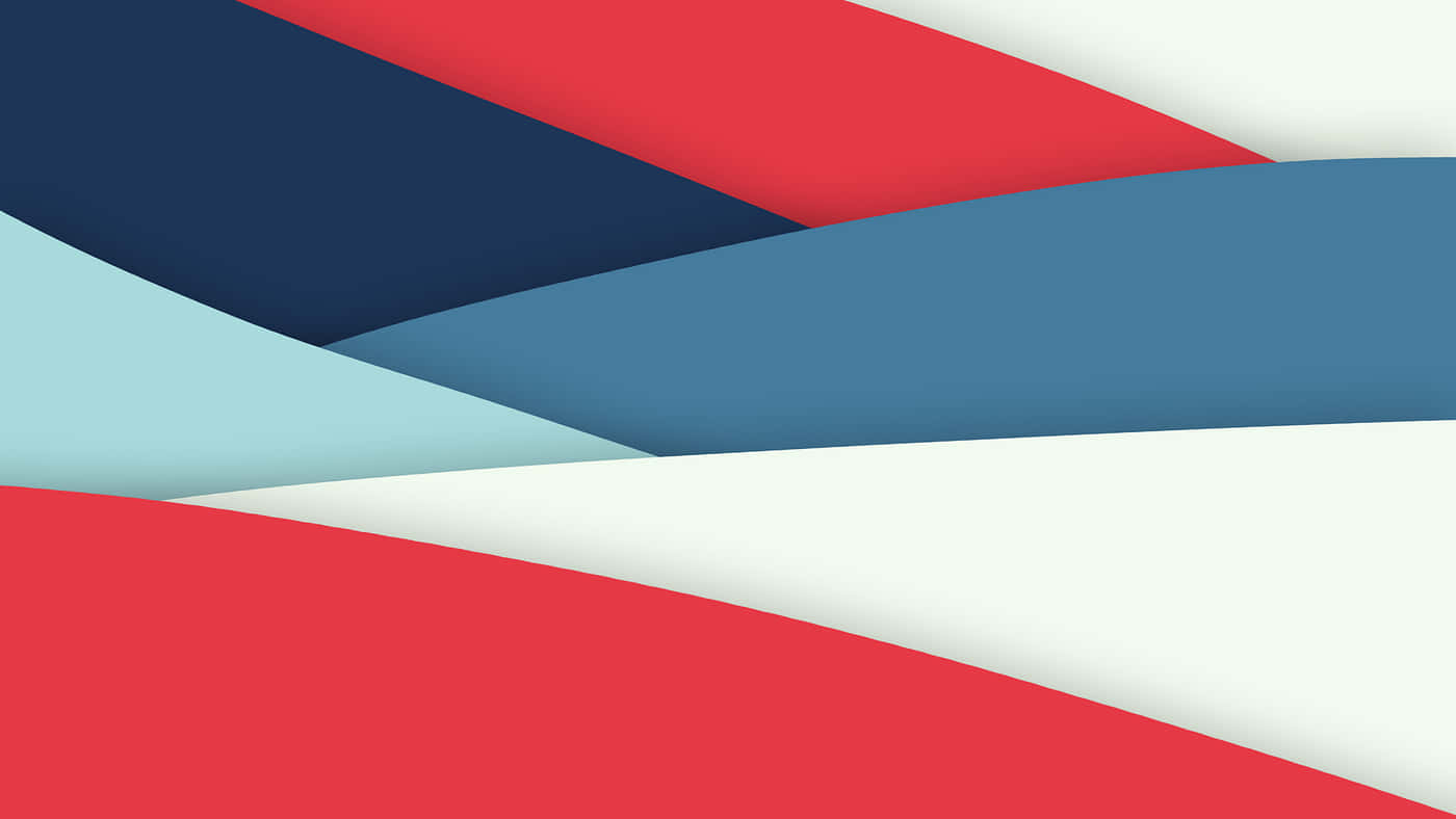 Abstract Red White Blue Design Background