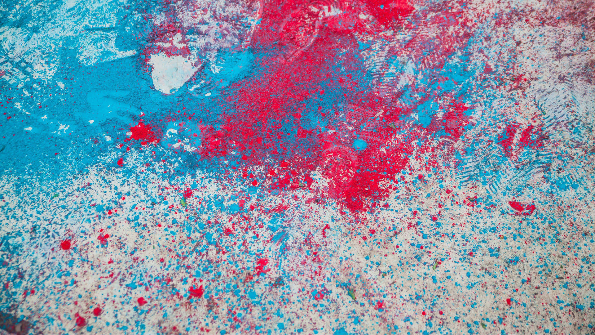 Abstract Red White Blue Paint Splatter Background
