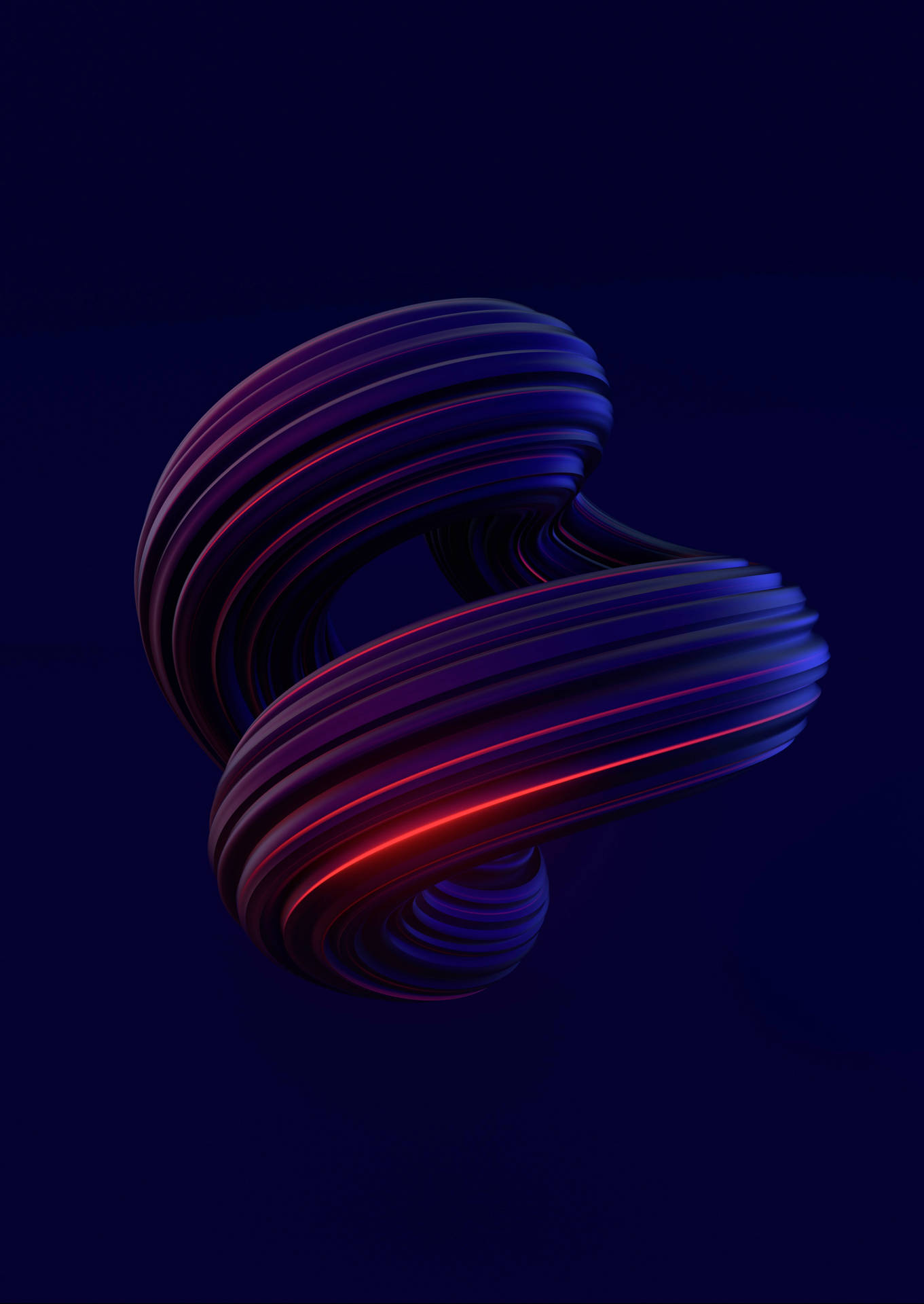 Abstract Render In A Loop Mobile 3d Background