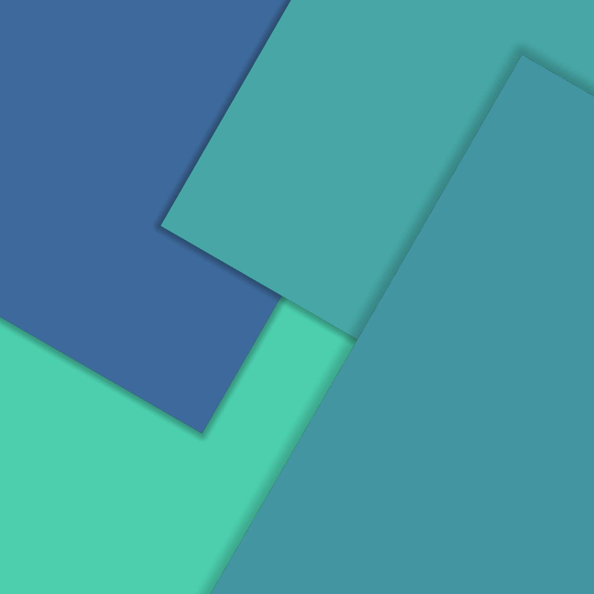 Abstract Shades Of Blue Material