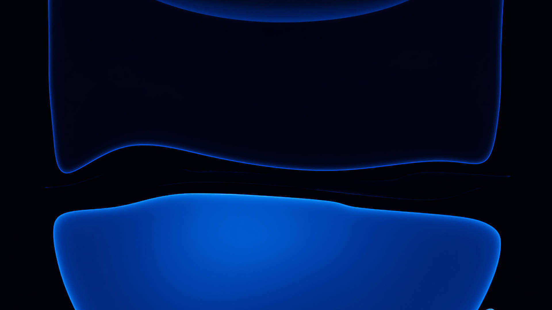 Abstract Shape Dark And Blue Aesthetic Laptop Background