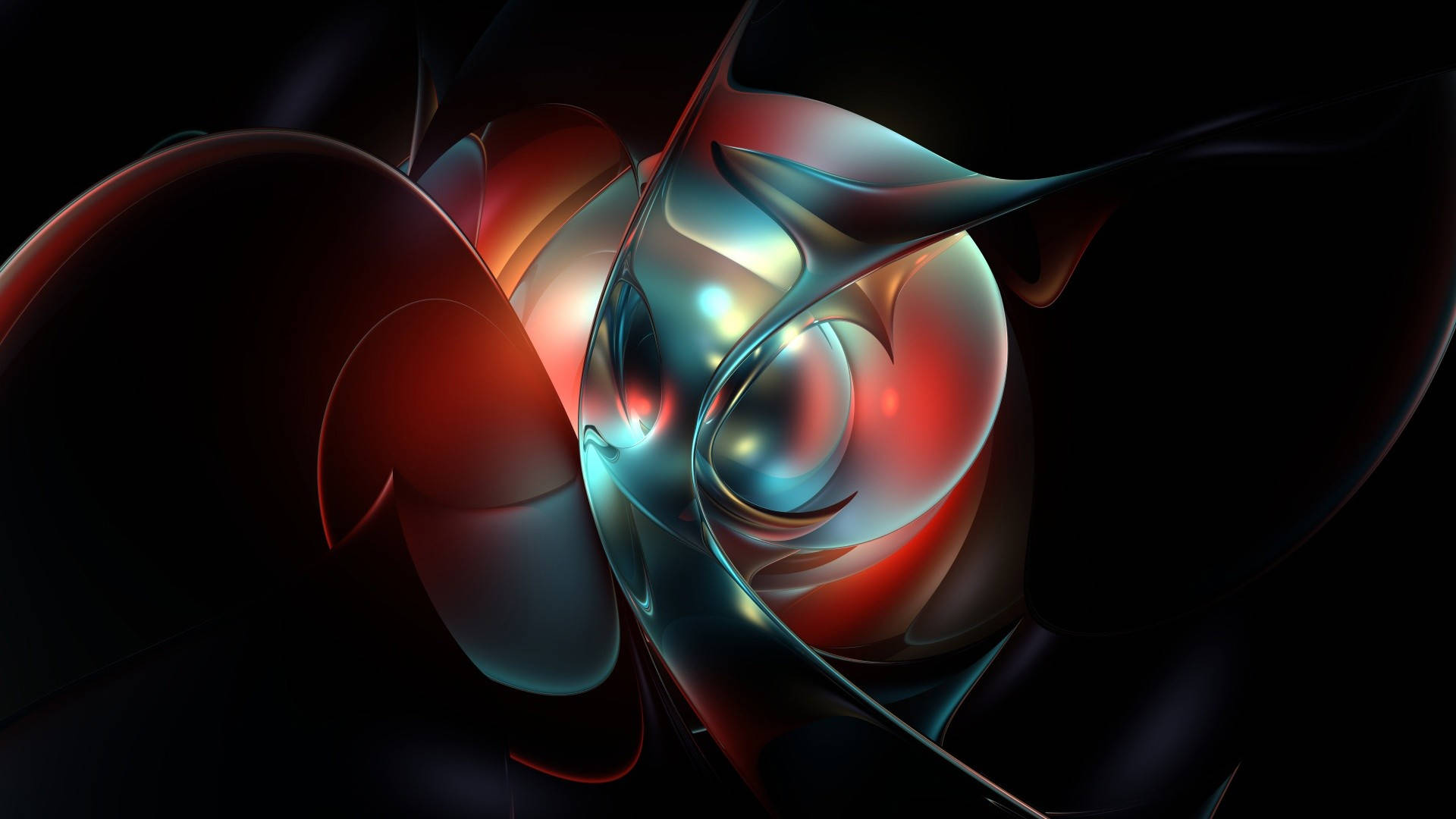 Abstract Shapes 3d Full Background