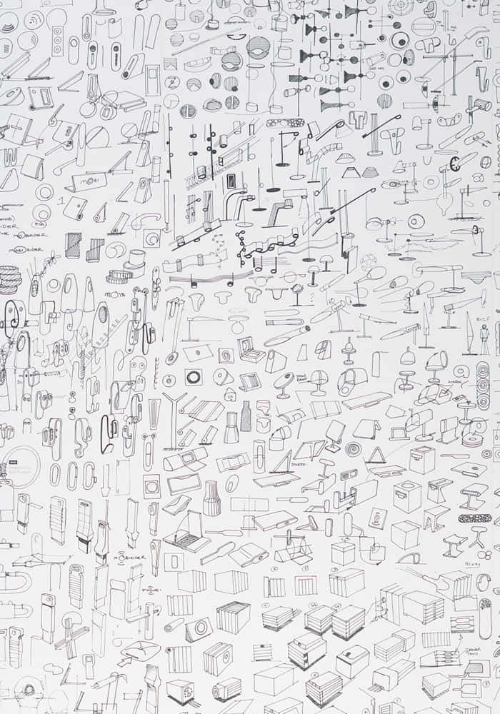 Abstract Sketch Of A Human Hand Background