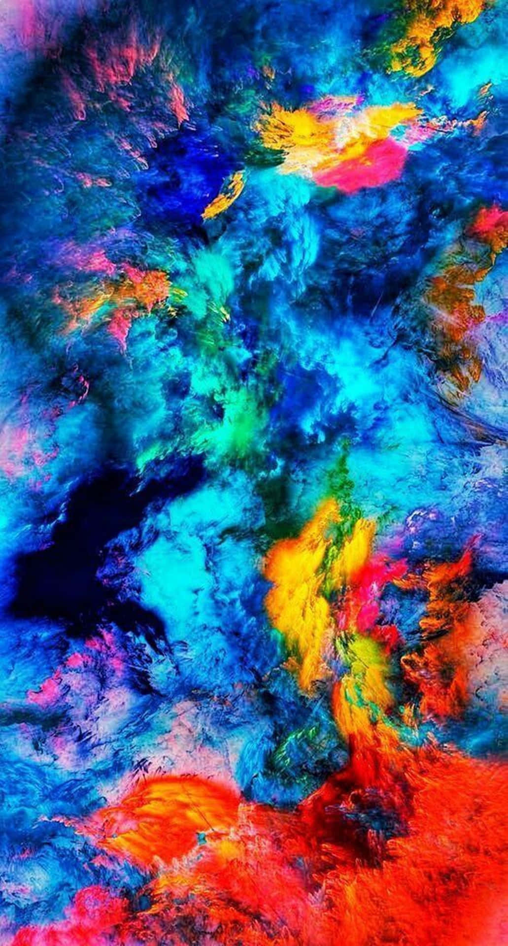 Abstract Smoke Colorful 4k Phone Background