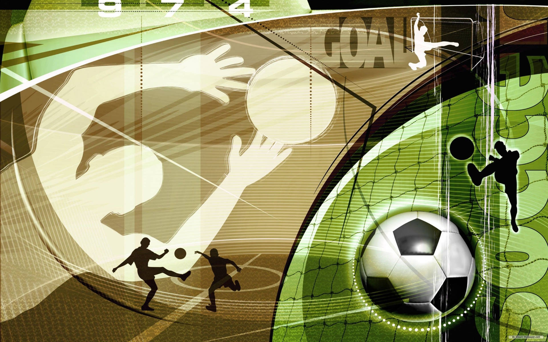 Abstract Soccer Icon Sports