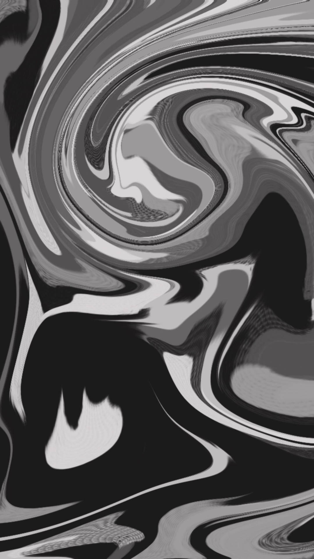 Abstract Swirl Black And Grey Iphone