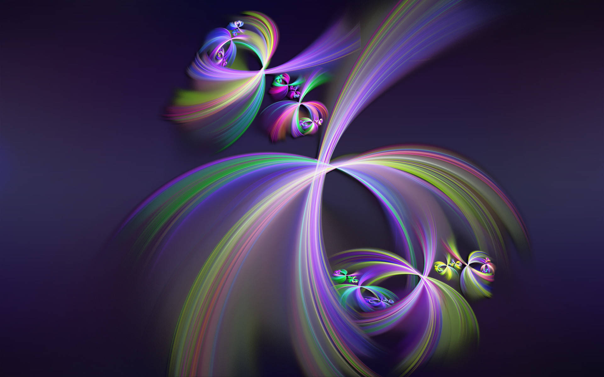 Abstract Swirls And Whirls Screen Saver Background