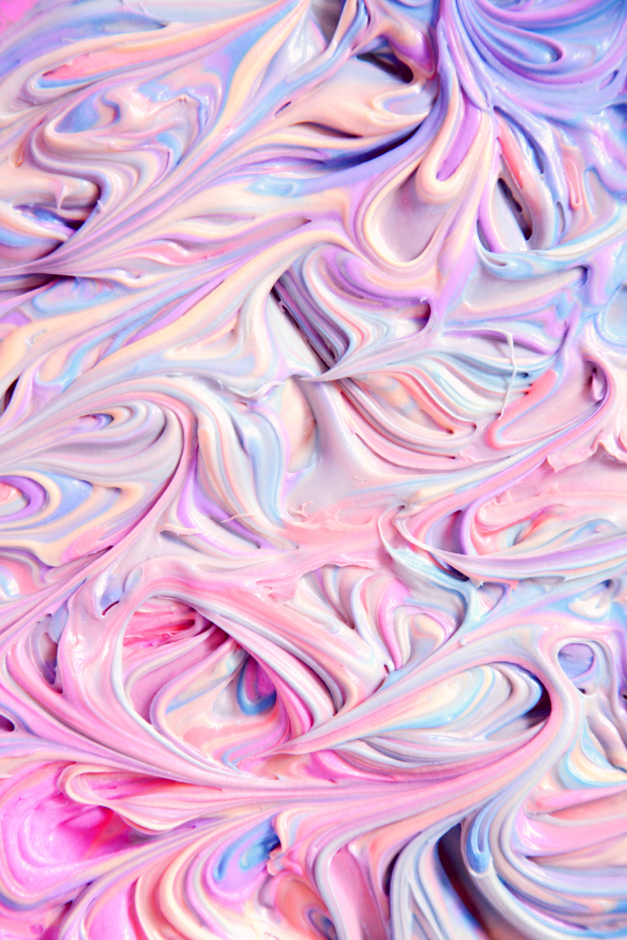 Abstract Swirls Of Natural Pastel Colors Background