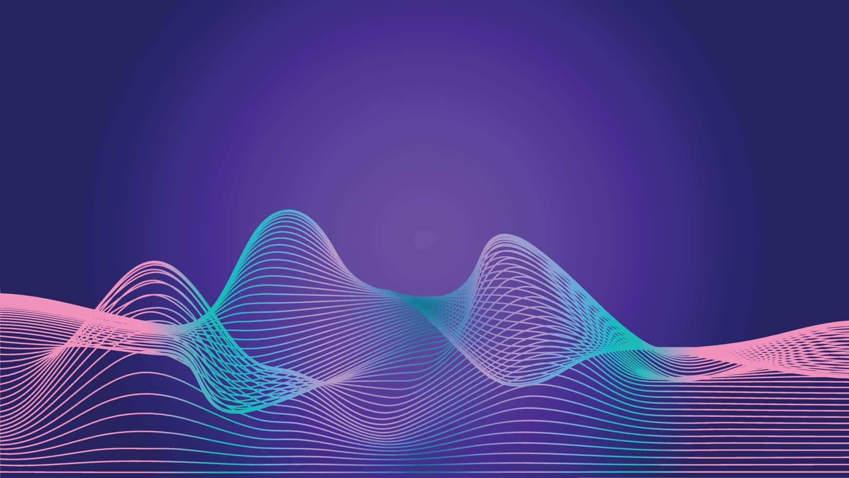 Abstract Vector Wave Background Background