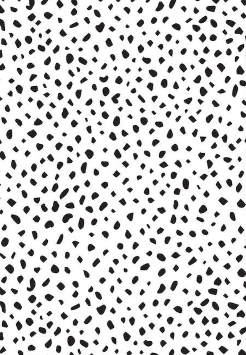 Abstract, Vibrant Black Dots Background