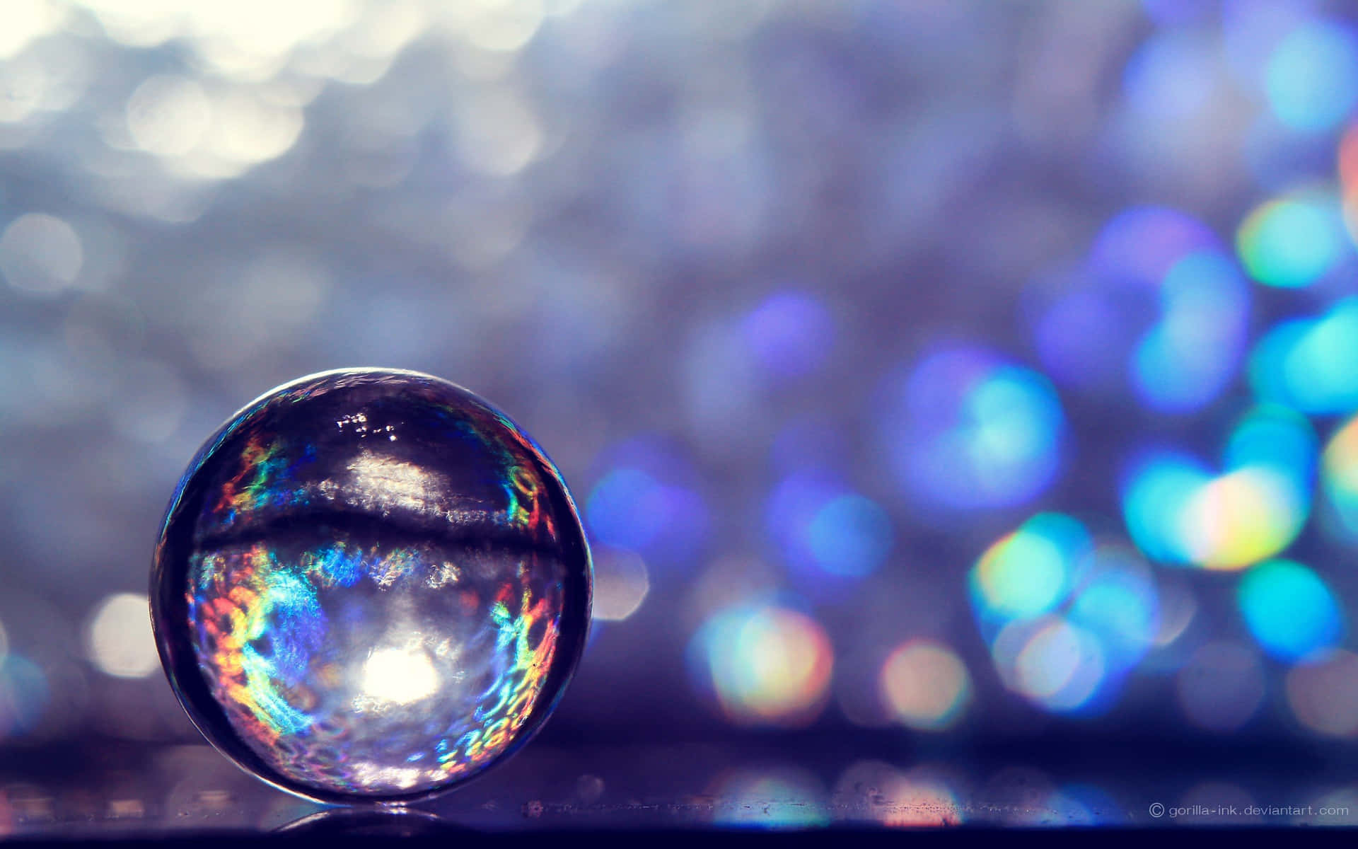 Abstract View Through A Translucent Surface Background