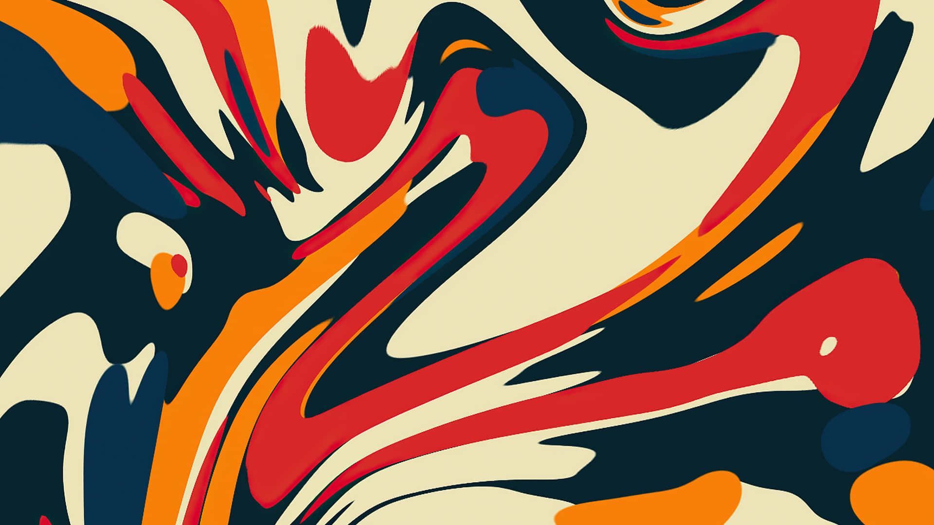 Abstract Vivid Swirls4 K Art Background