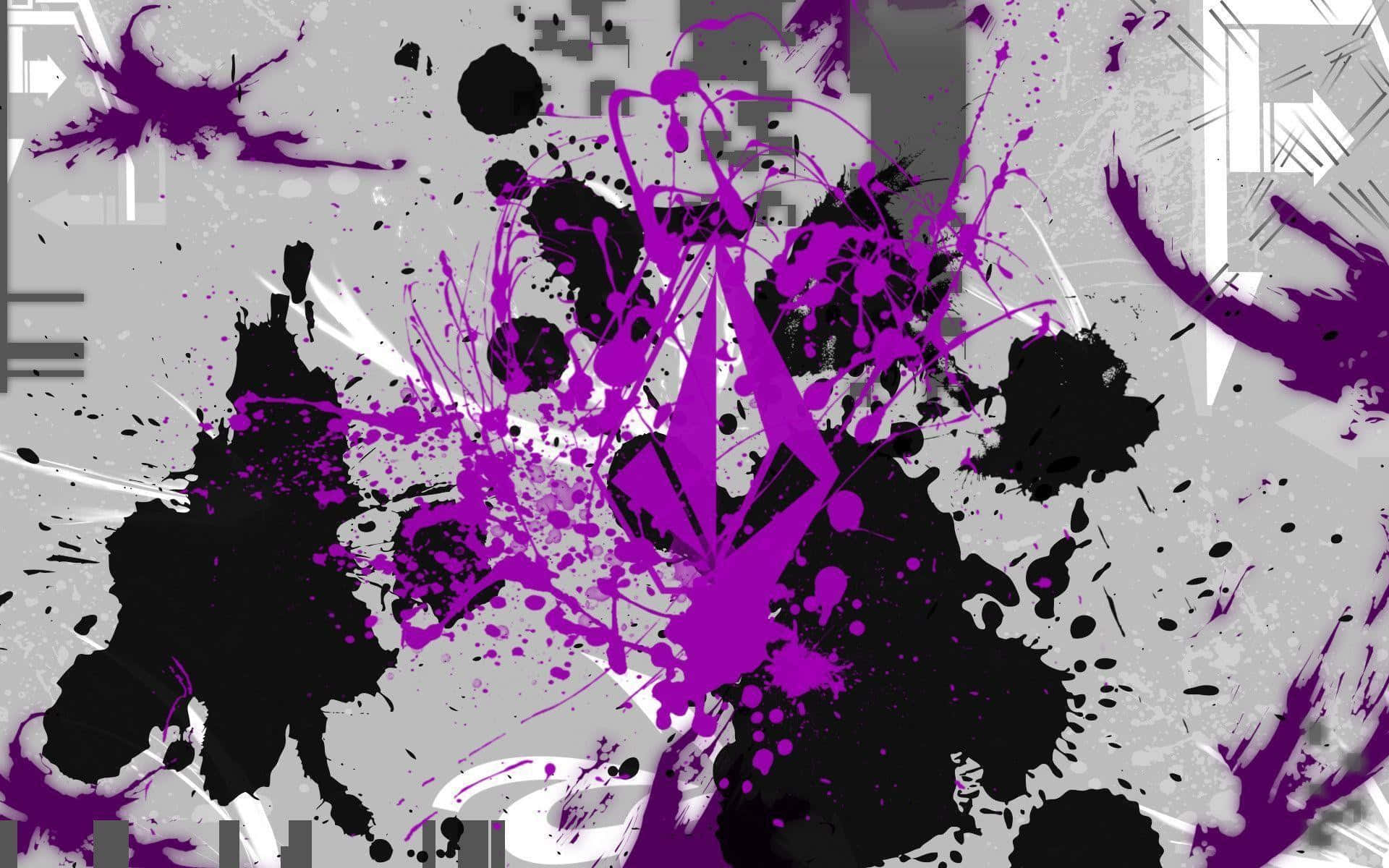 Abstract Volcom Logo Art Background
