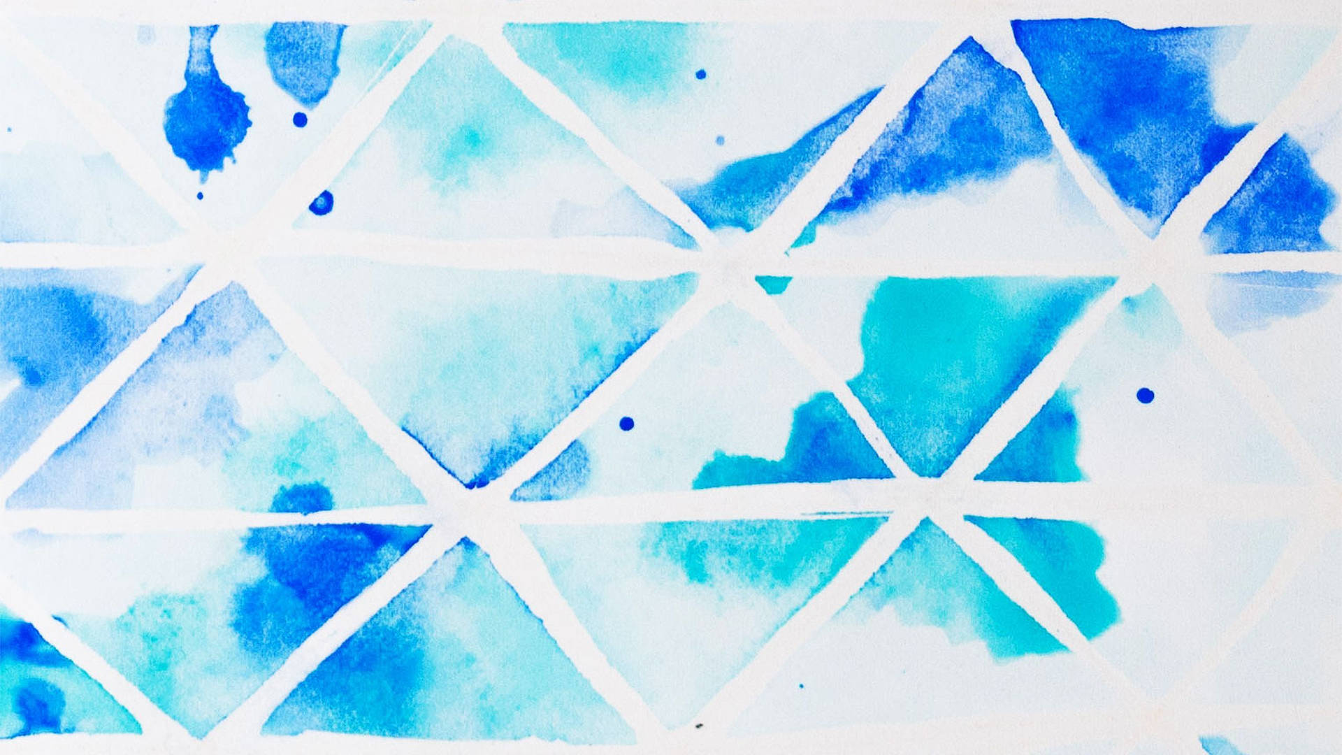 Abstract Watercolor Blue Aesthetic Pc