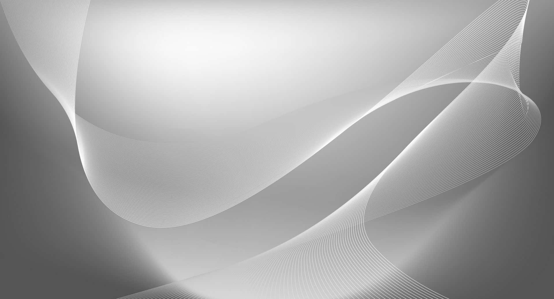 Abstract Waves On Grey Desktop