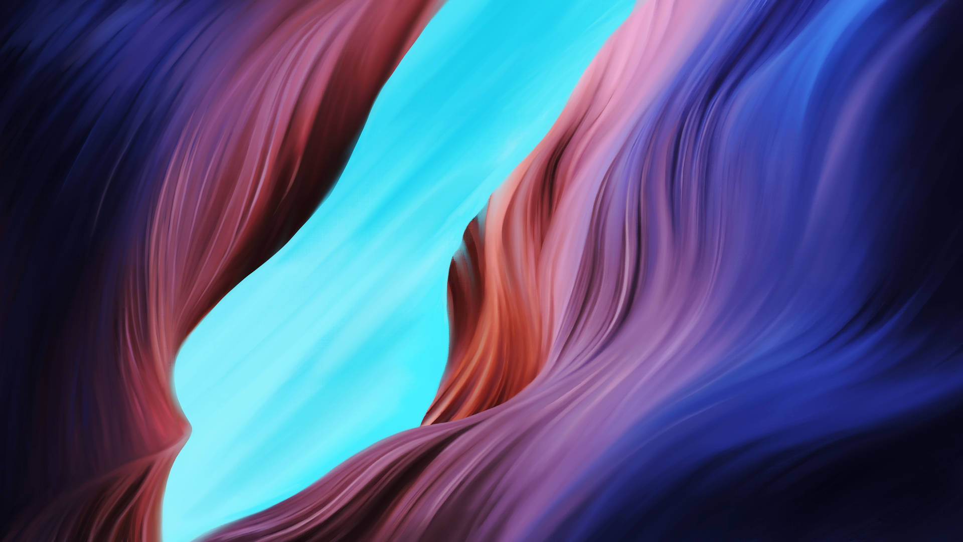 Abstract Waves Psychedelic 4k