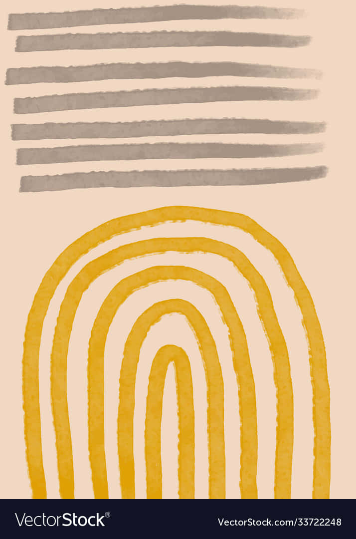 Abstract Yellow And Gray Stripes Vector Background