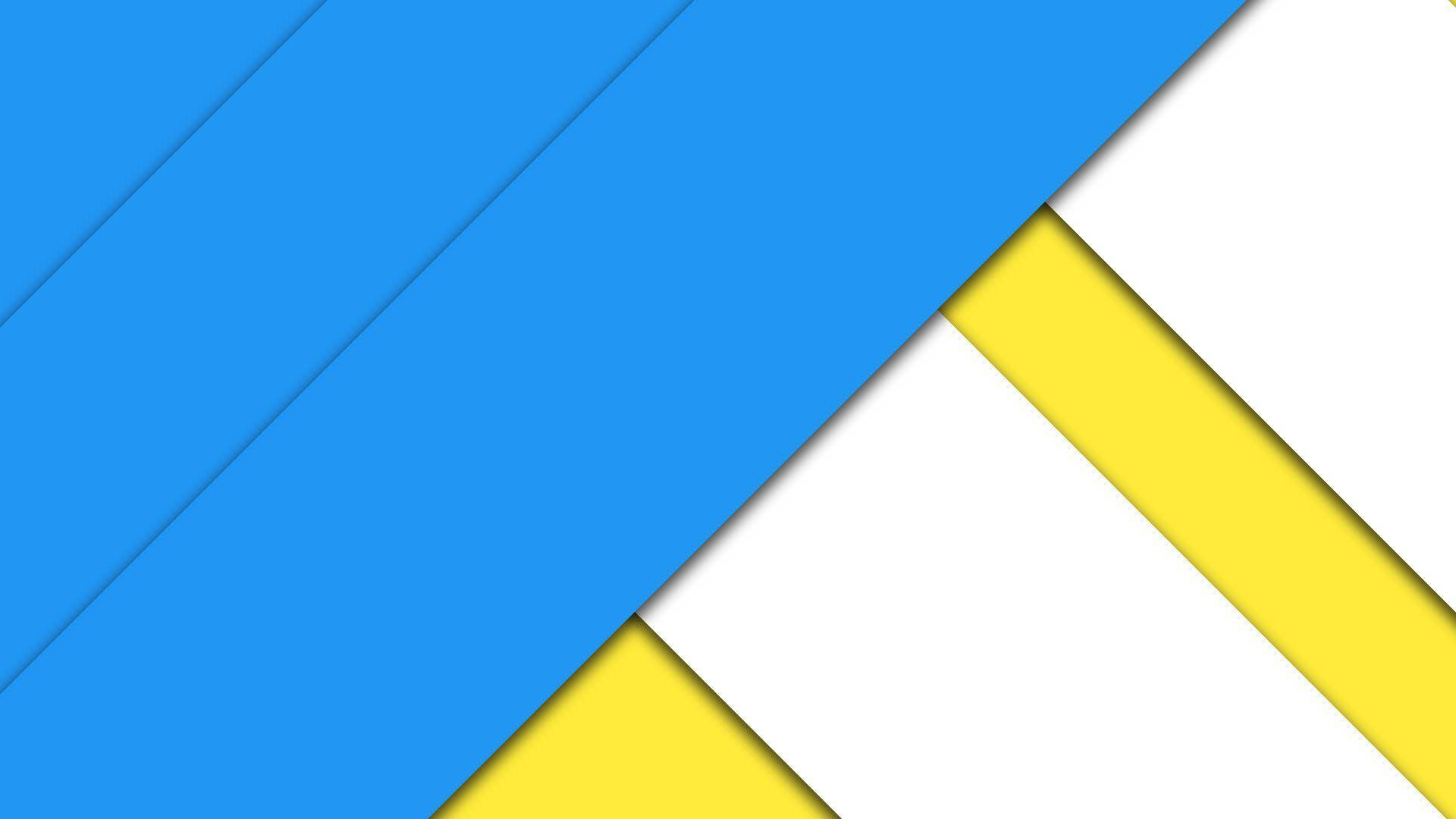 Abstract Yellow, White, And Blue Material Background