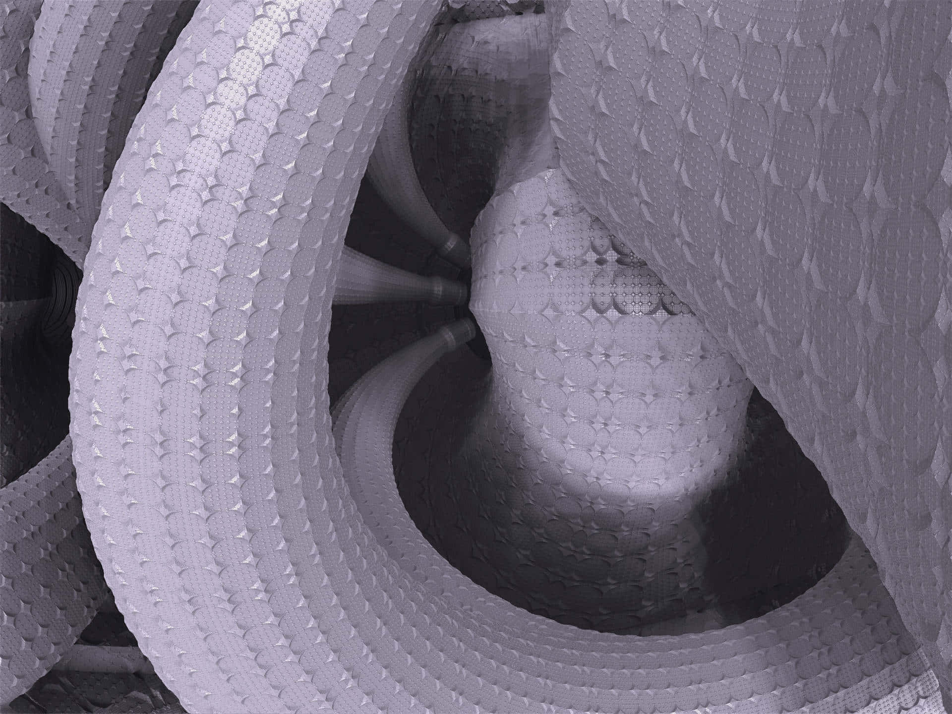 Abstract3 D Textured Snakes