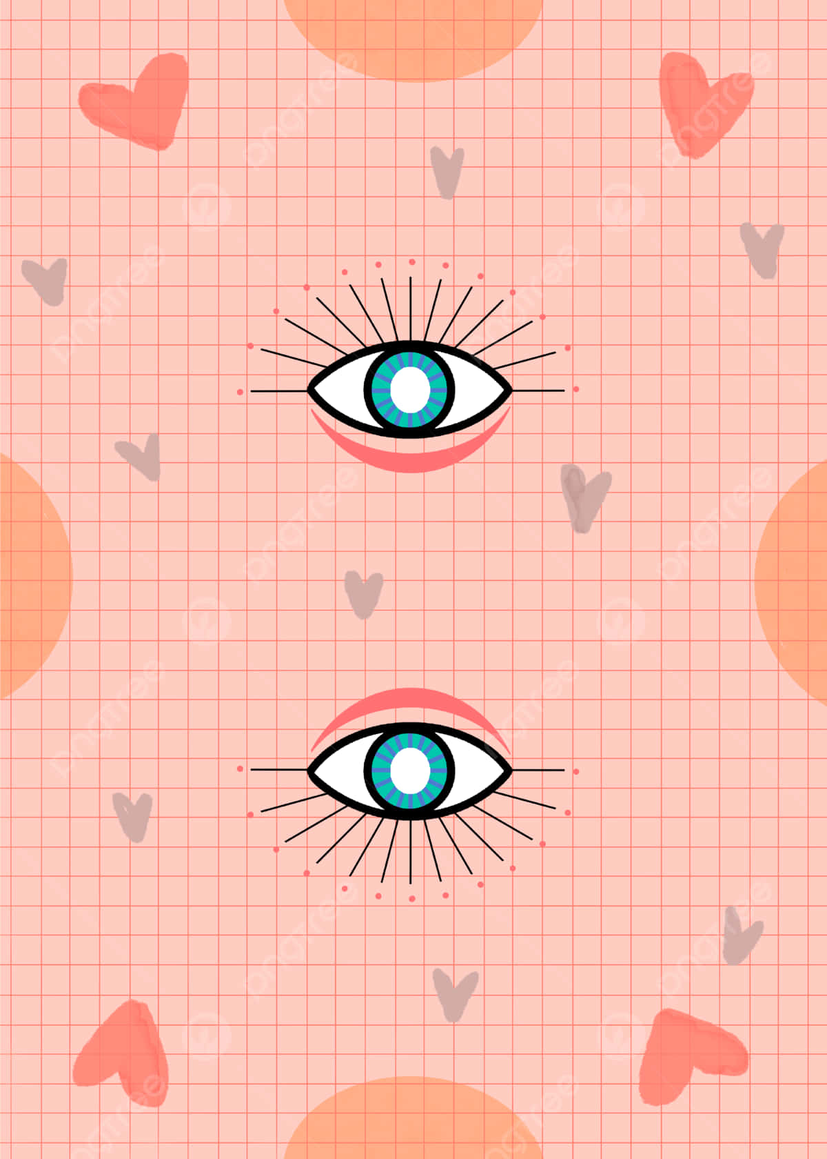 Absurd Eye With Hearts