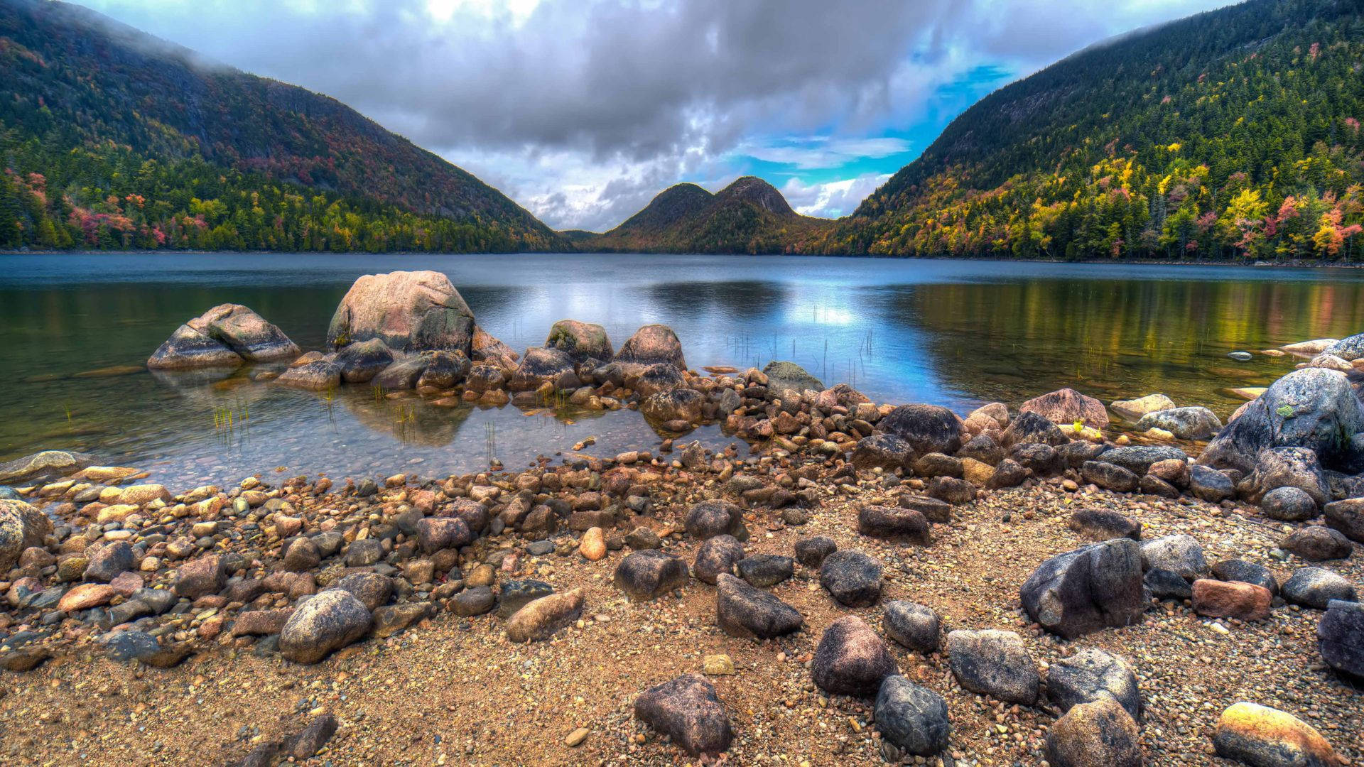 Acadia National Park Jordan Pond Background