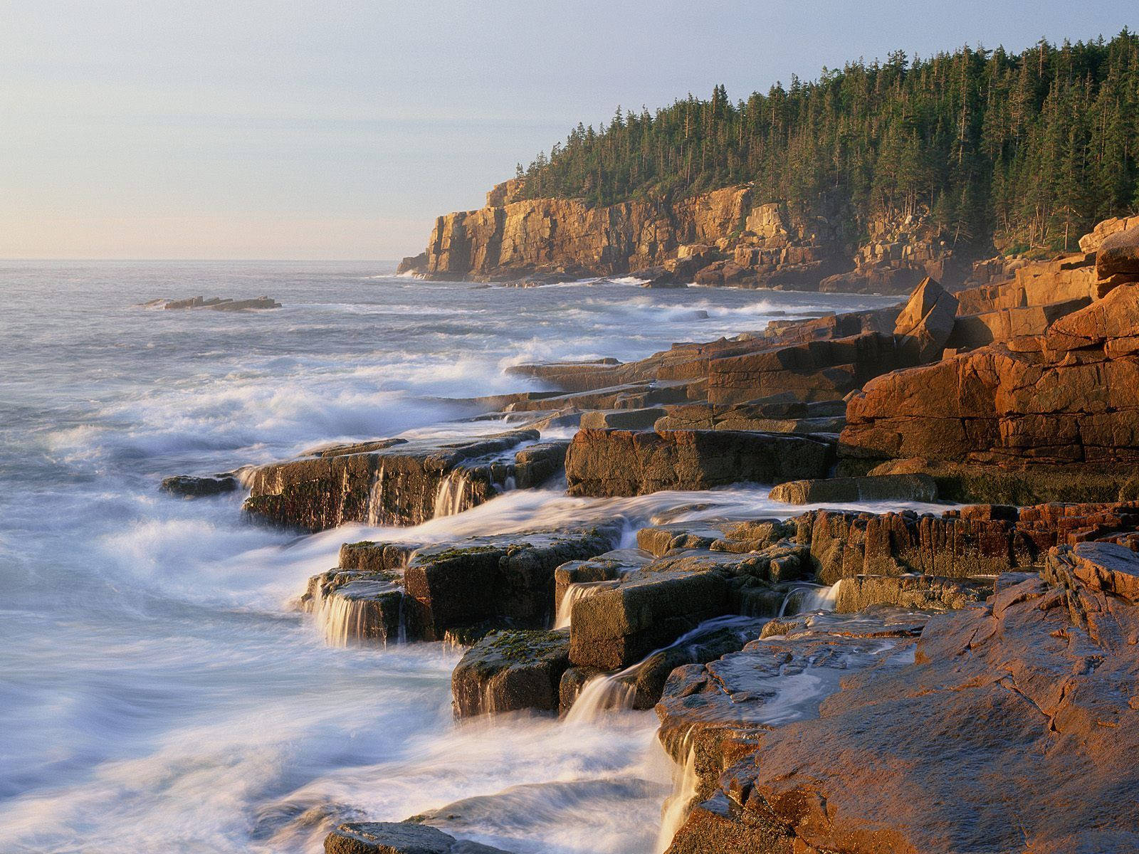 Acadia National Park Sea Waves