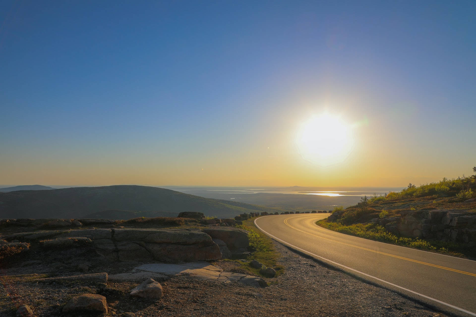 Acadia National Park Summit Road Background