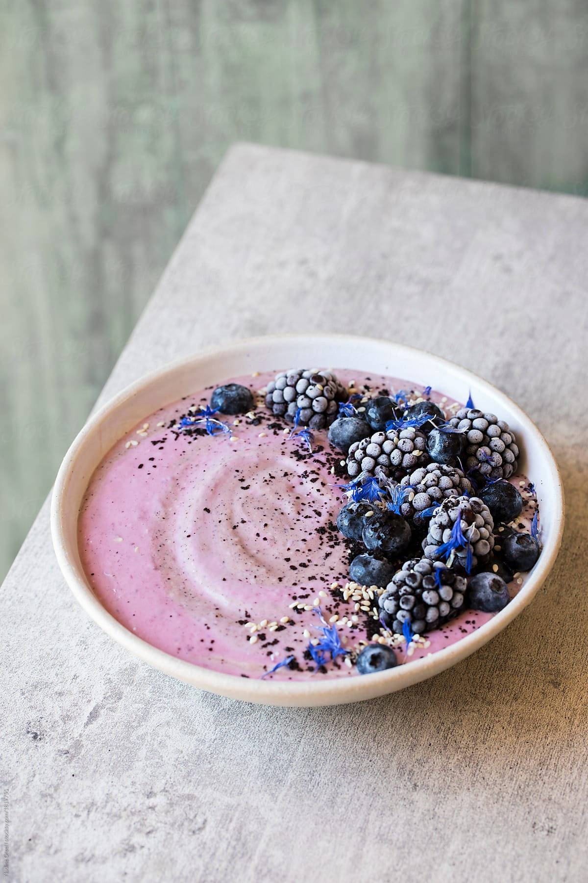 Acai Fruit Bowl With Blueberries