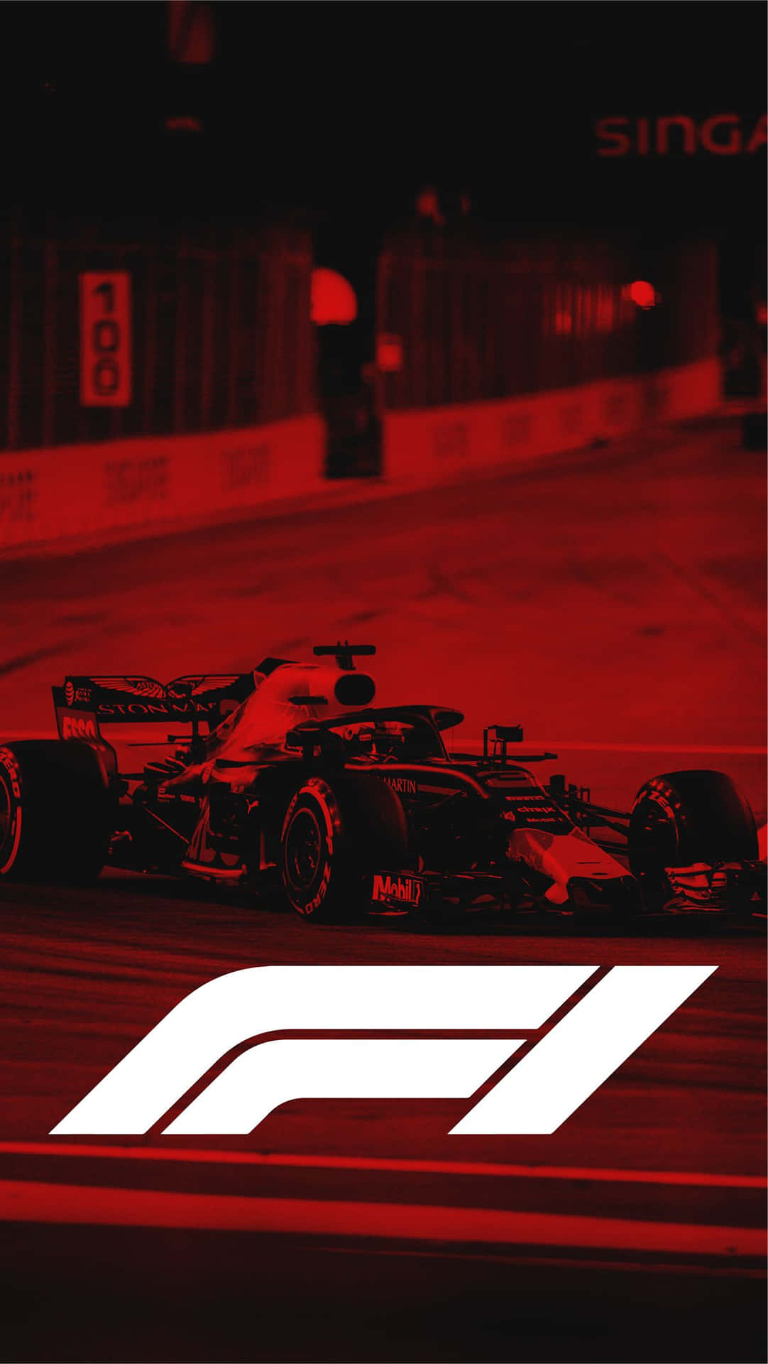 Accelerating Into Success: Race The Fastest Cars With A Formula 1 Iphone Background