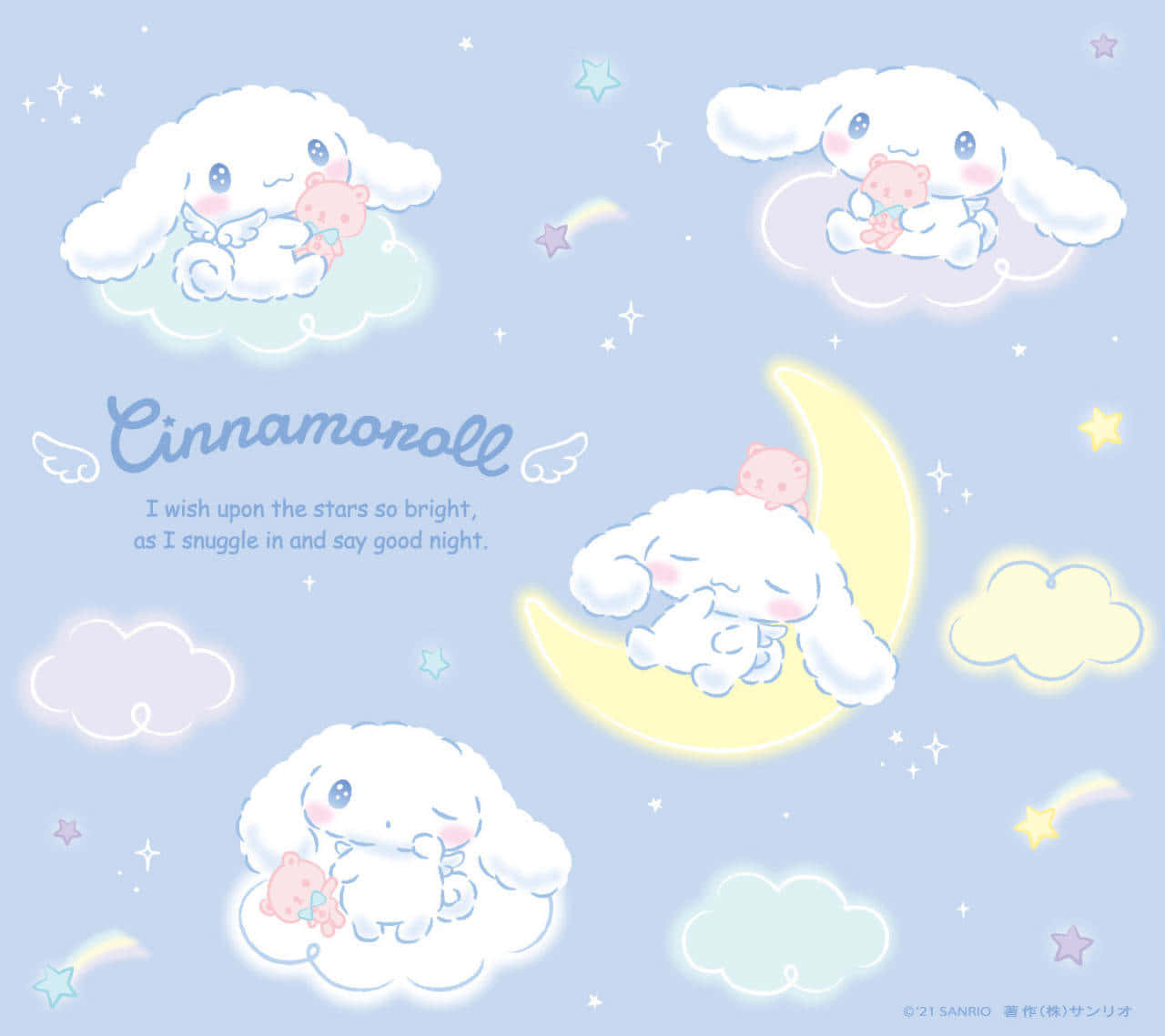 Access Your Favorite Content On The Go With Cinnamoroll Laptop! Background