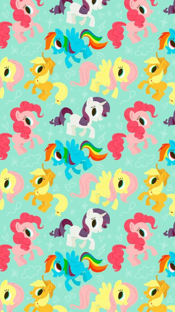 Access Your Favourite My Little Pony App On Your Smartphone Background