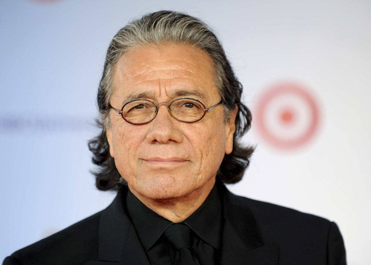 Acclaimed Actor Edward James Olmos Showcasing His Distinguished Hair Color