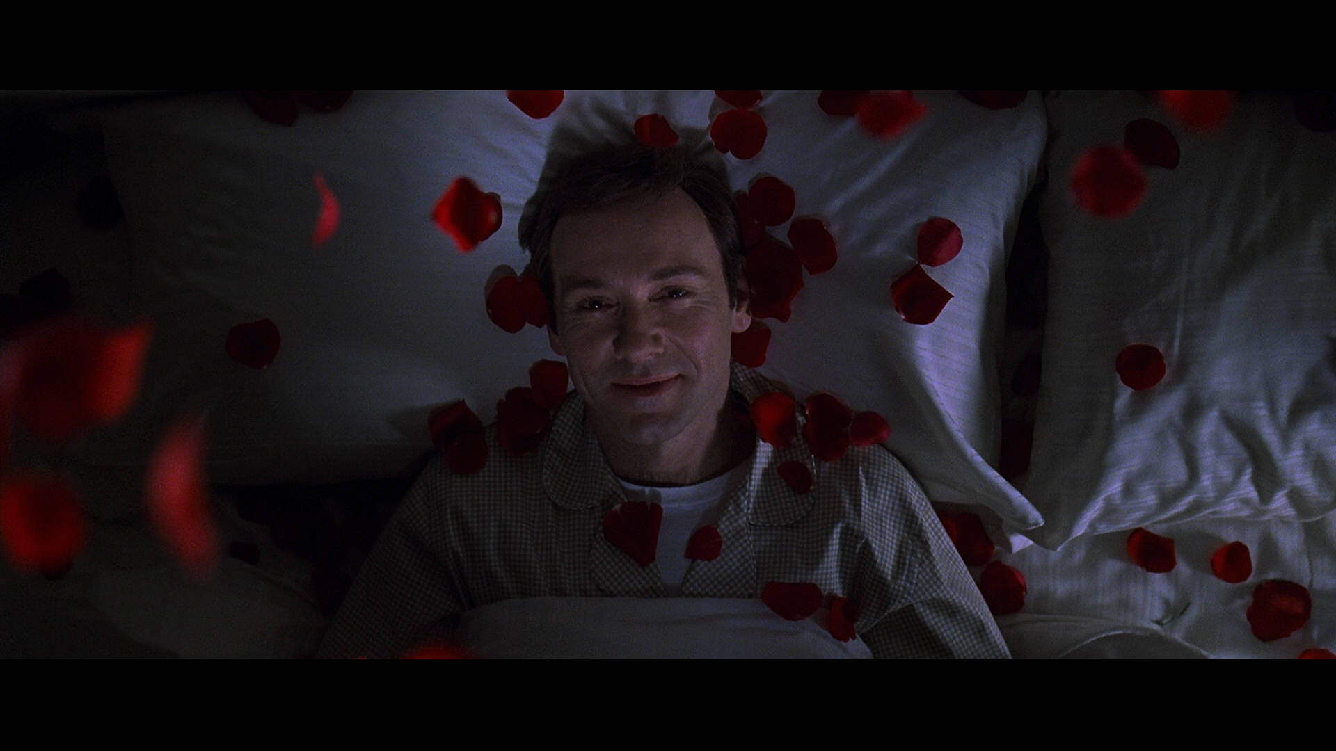 Acclaimed American Actor Kevin Spacey In A Scene From The Movie American Beauty.