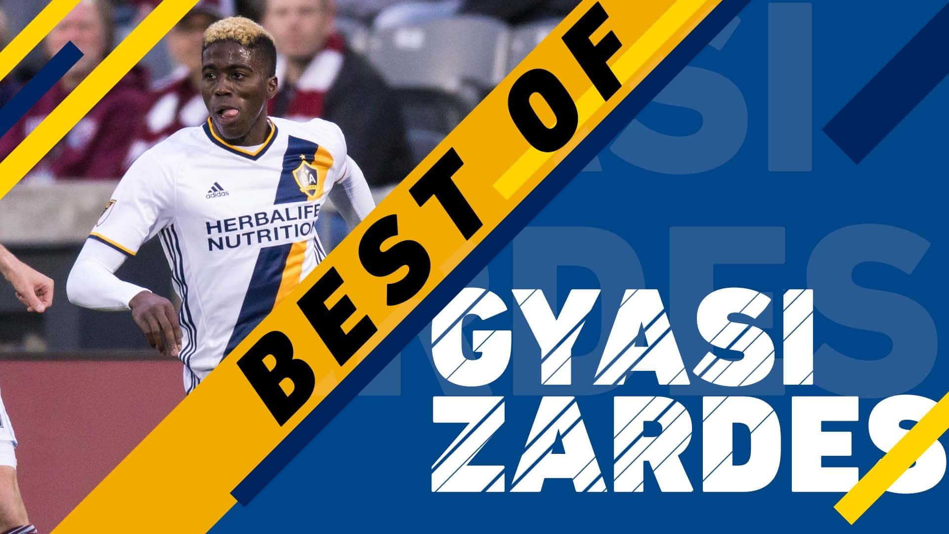 Acclaimed Soccer Player Gyasi Zardes In Action Background