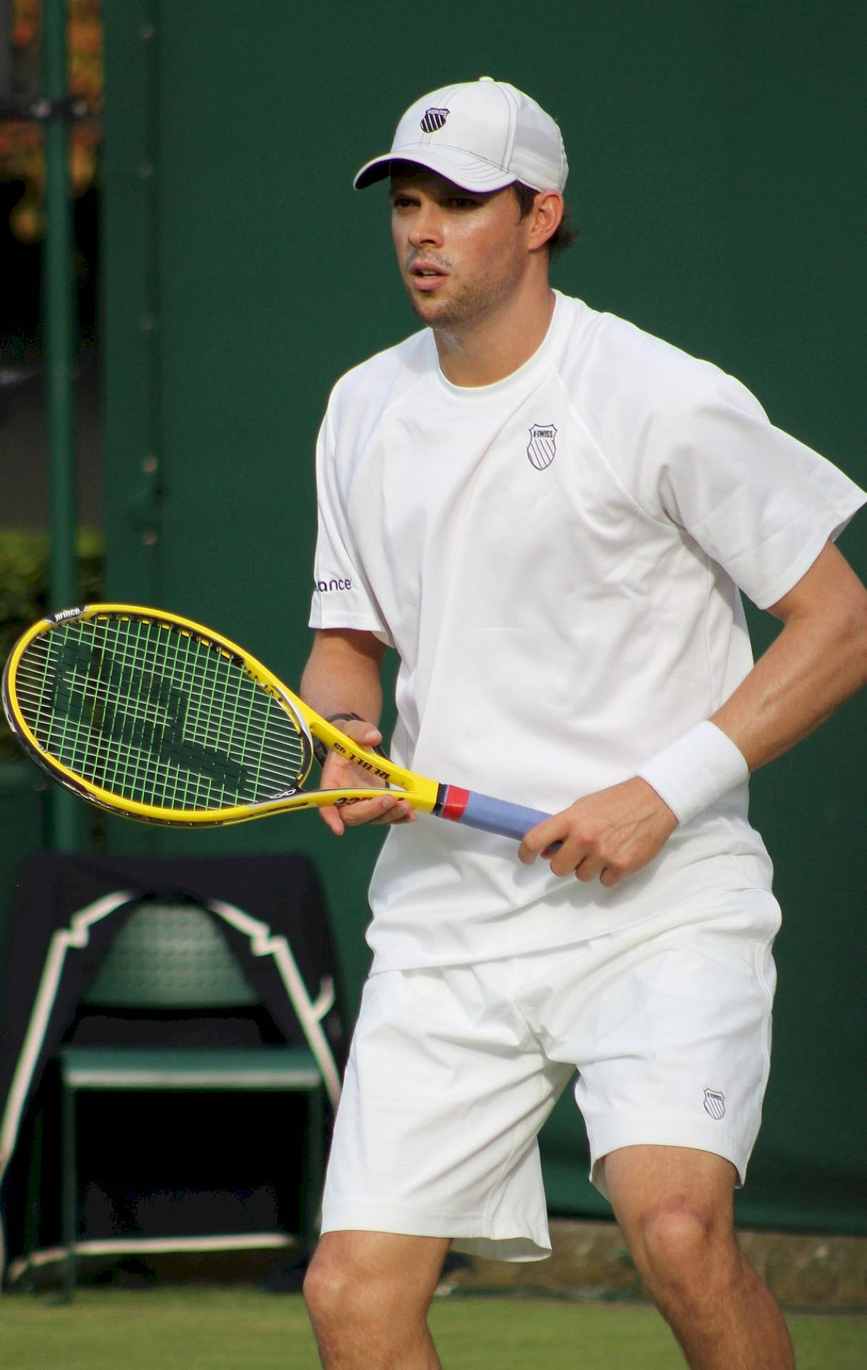 Accomplished Tennis Player Bob Bryan In Action Background