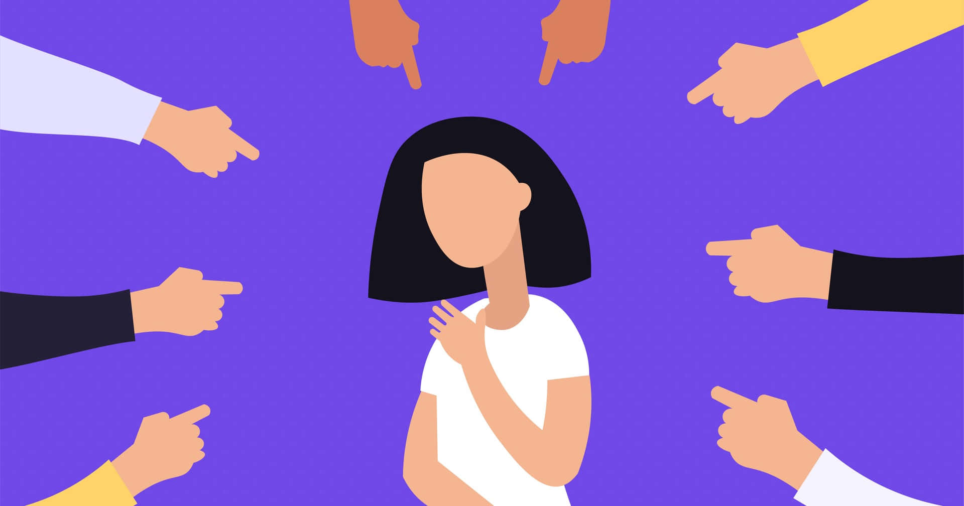 Accusationand Blame Illustration Background