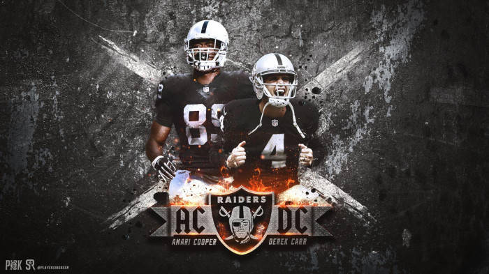 Acdc Amari Cooper And Derek Carr Background