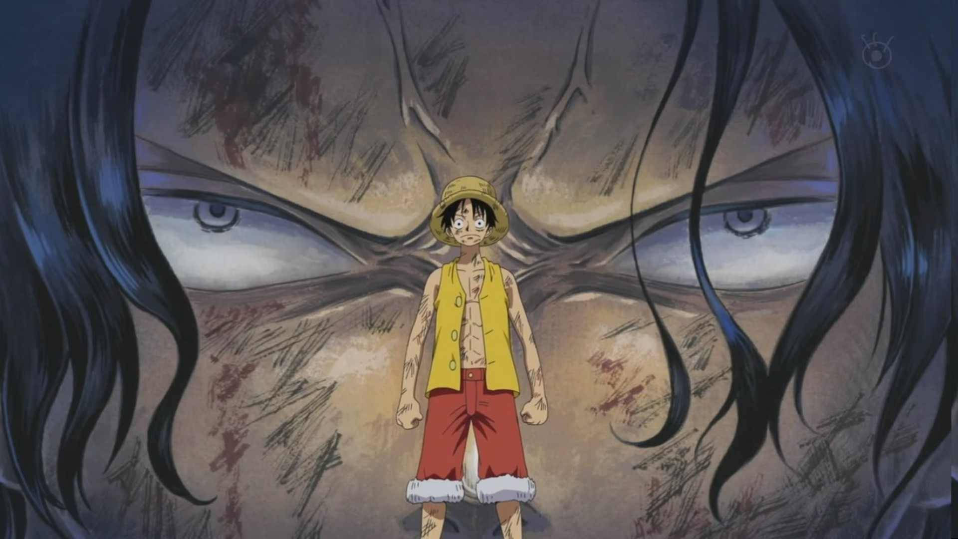 Ace And Luffy Pfp Bruised Impel Down Arc Background