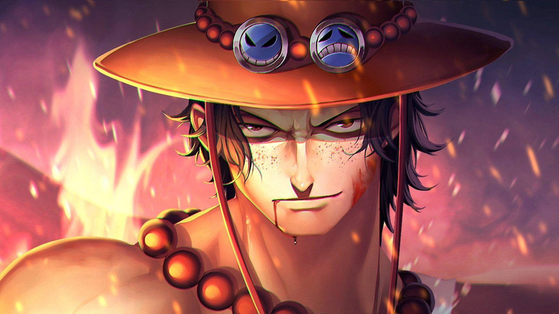 Ace One Piece Anime Pc Background