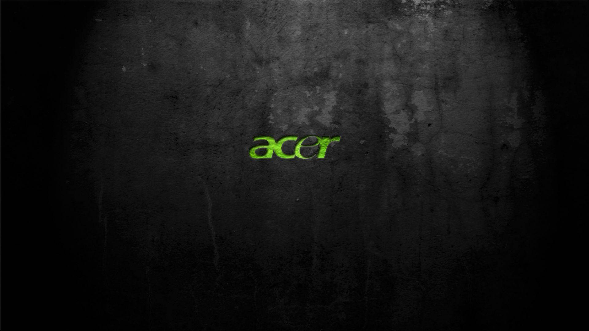 Acer Logo On Dark Background Background