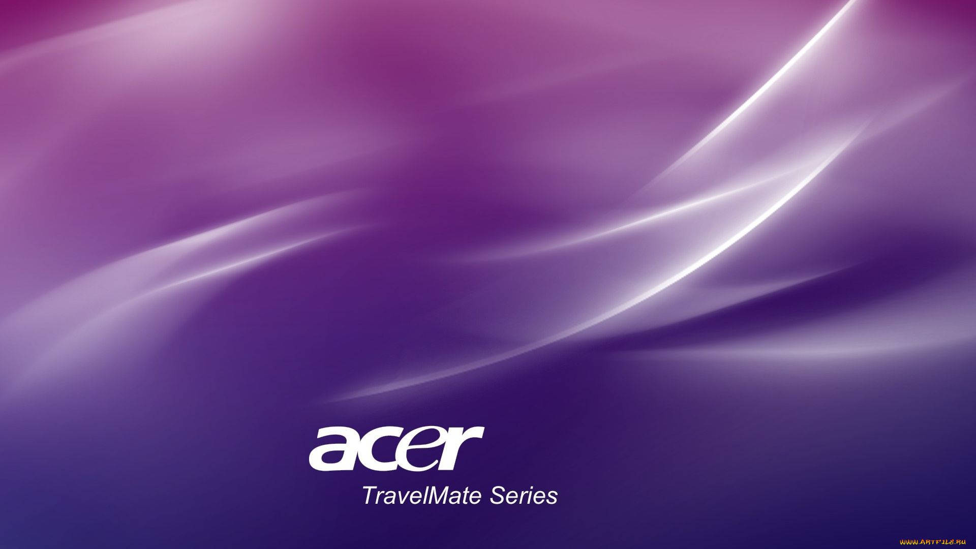 Acer Travelmate Series Laptop In Vibrant Purple Background Background