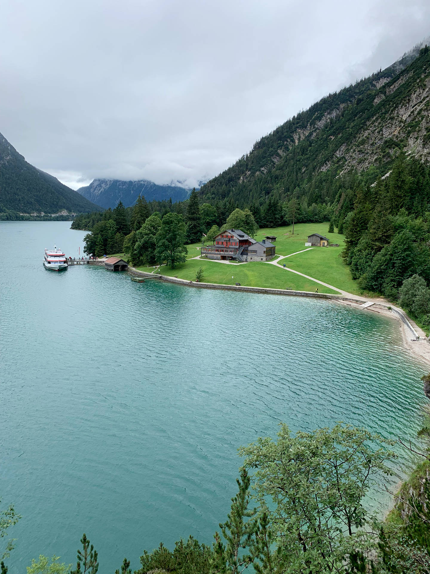 Achen Lake In Austria Background