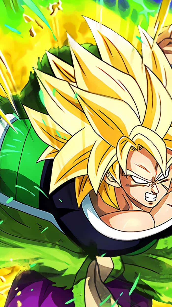 Achieve Greatness With The Broly Iphone Background