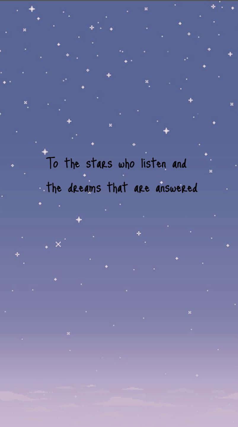 Acotar Quote Lavender Sky Background