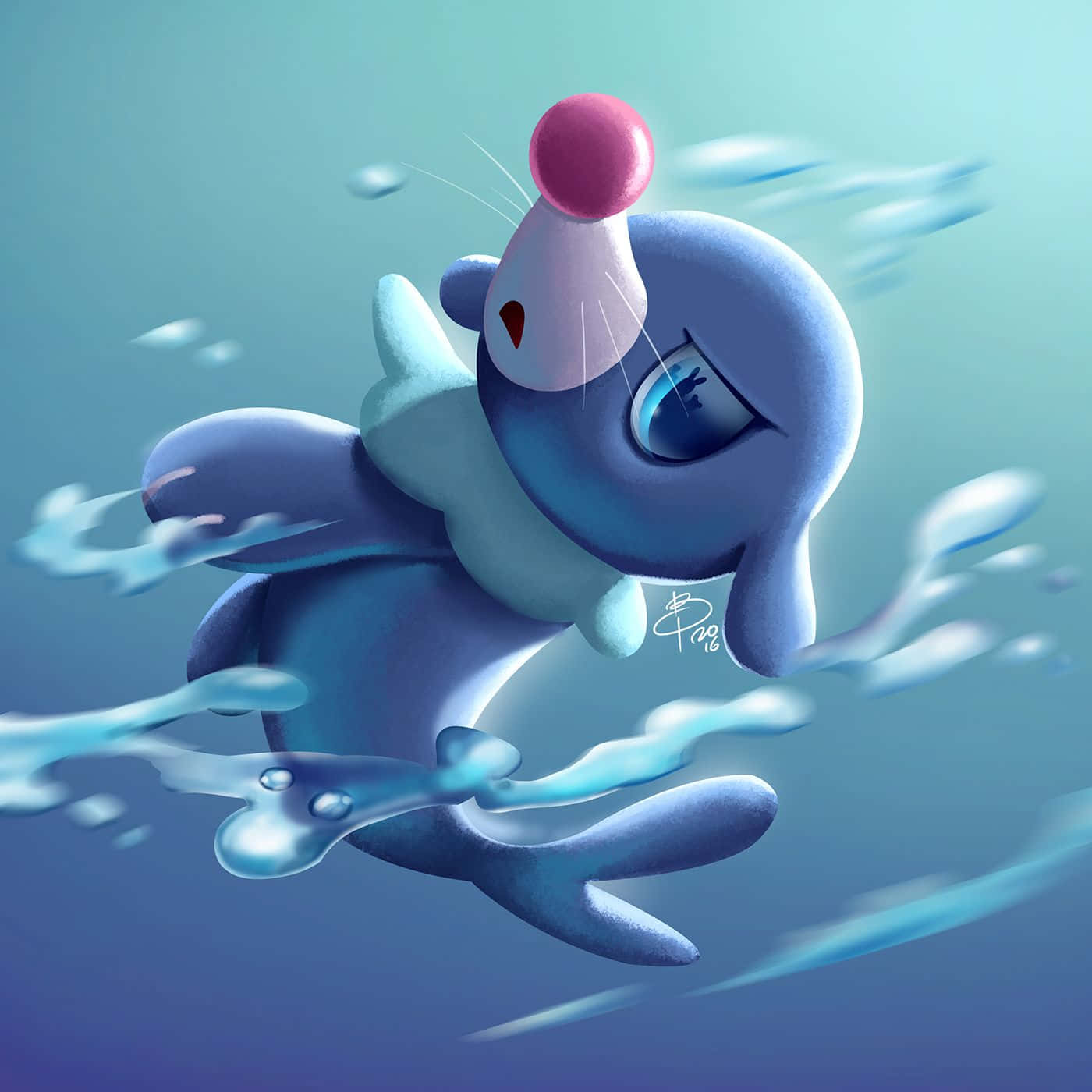 Acrobatic Power Of Popplio Background