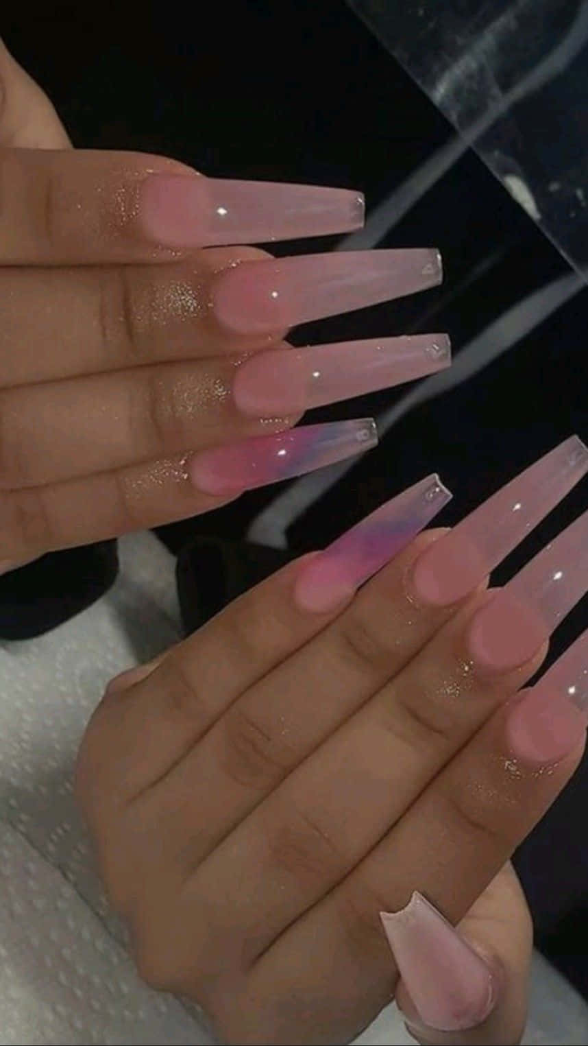 Acrylic Nails - A Popular Option For Everyday Manicures Background