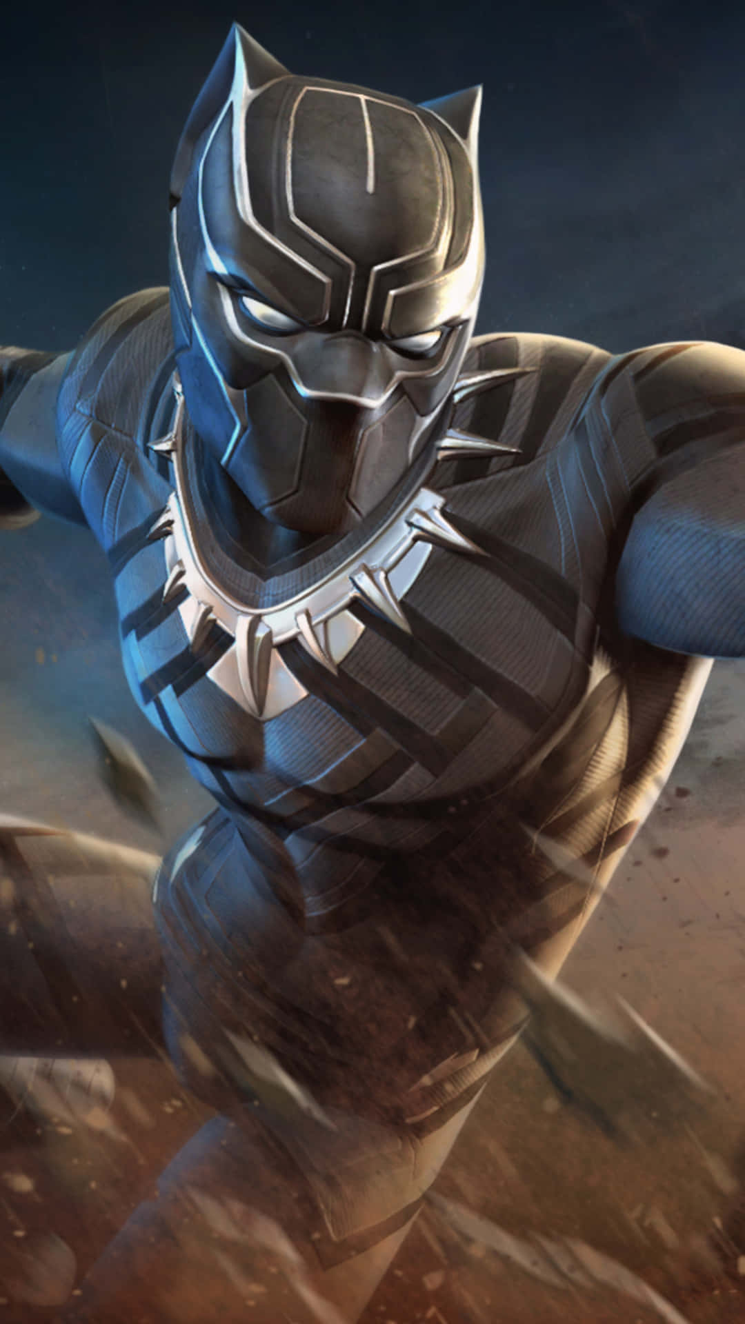 Action Black Panther Hero Background